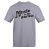 AWD Unisex Adult Music Is The Answer T-Shirt