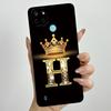 For Realme C21Y C25Y Phone Case Crown Letters Soft Liquid Silicone Protective Back Cover For Realme C21 C15 C 21 C 25 Y Fundas