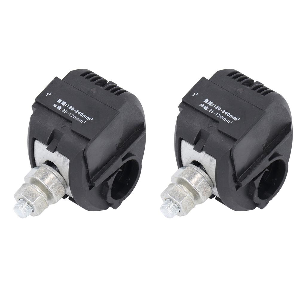 2Pcs 1KV Multi Cable Connector Non Peeling High Low Voltage Grounded Insulated Cable Connector JJC