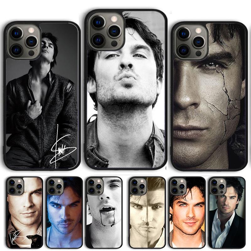 Damon Salvatore The Vampire Diaries Phone Case Cover For iPhone 17 Air 15 16 Pro Max 14 13 12 11 Pro Max Plus