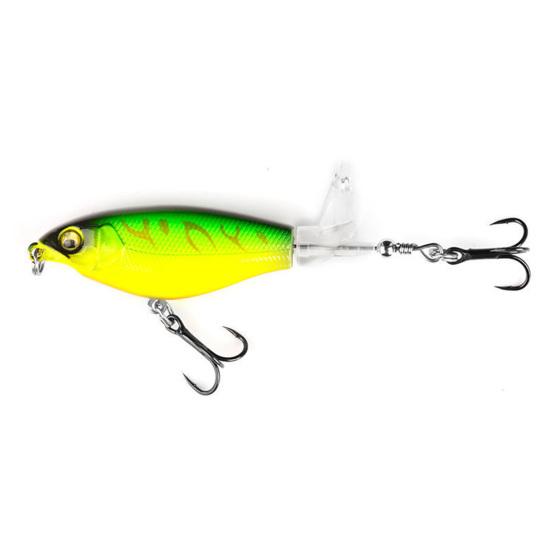 5Pcs 9.2CM/12G Topwater Fishing Lure with Rotating Propeller Long Casting Floating Splashing Artificial Bait Freshwater Saltwater Trout