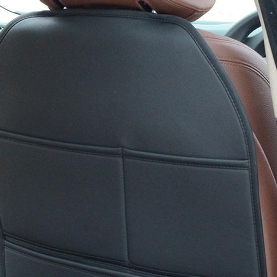 1/2 Stück Auto-Rücksitzschutz aus Kunstleder, wasserdicht, Trittschutzmatte für den Vordersitz mit Aufbewahrungsorganizer und großen Taschen, Autozubehör