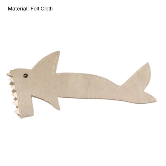 Yousheng Kertenkele Kostümü Köpekbalığı Şeklinde Her Şeyle Uyumlu Keçe Kumaş Sevimli Kertenkele Hayvan Kostümü Evcil Hayvan Aksesuarları