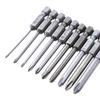 10Pieces Magnetic Cross Screwdriver Bit PH00 PH0 PH1 PH2 Nutdrivers 65mm For Socket Switch Electrician Power Tool