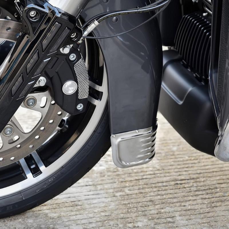 Replacement Front Ribbed Trim Cover Motorcycle Front Skirt Trim Cover Motorbike Modification Accessories