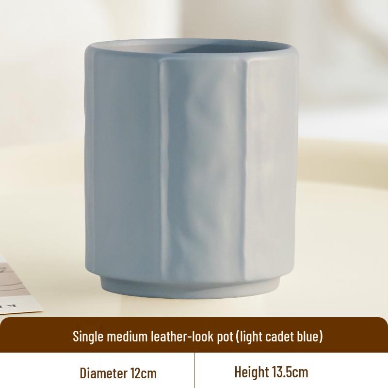 Nordic Style Cream Ceramic Succulent Pot for Phalaenopsis and Green Plants