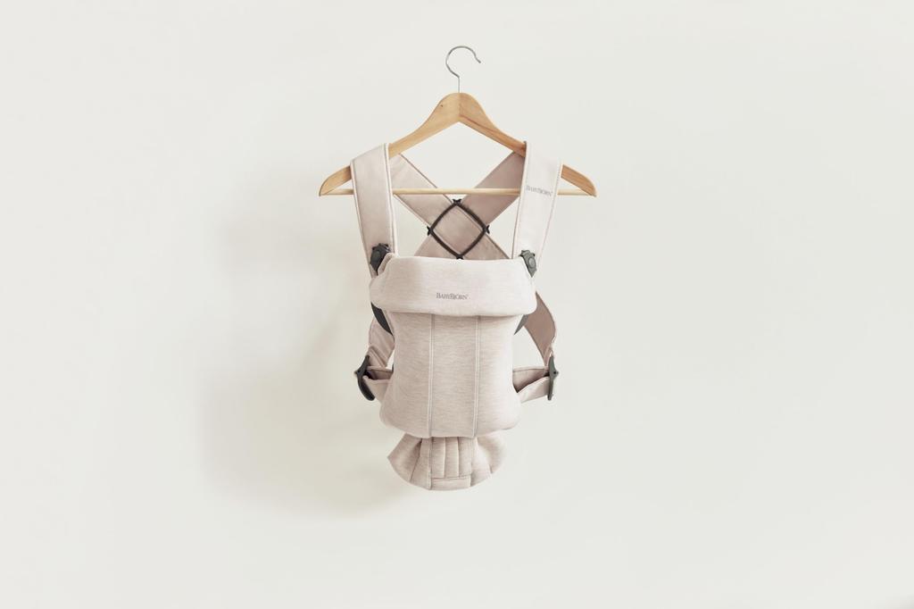 Baby Bjorn Baby Carrier MINI 3D Jersey Light Beige Newborn 12 Months Approximately Easy To Install Lightweight Compact Genuine Product Guarantee ~