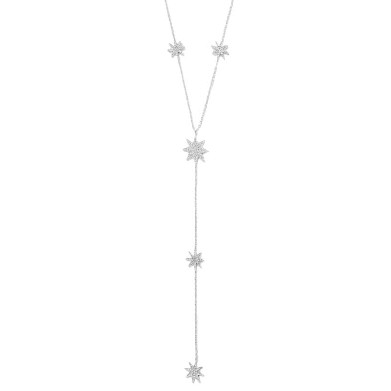 Stylish Meteors Inspired Long Necklace Sophisticated Long Necklace With Meteors And Crosses Details Neck Chain Accessory