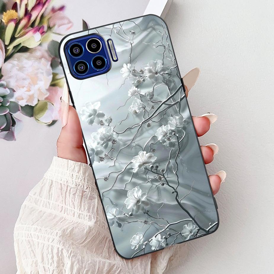 For Motorola Moto One 5G Case Luxury Fashion Painted Cover 6.7'' Soft TPU Phone Case For Motorola One MotoOne 5G Back Cover Bags