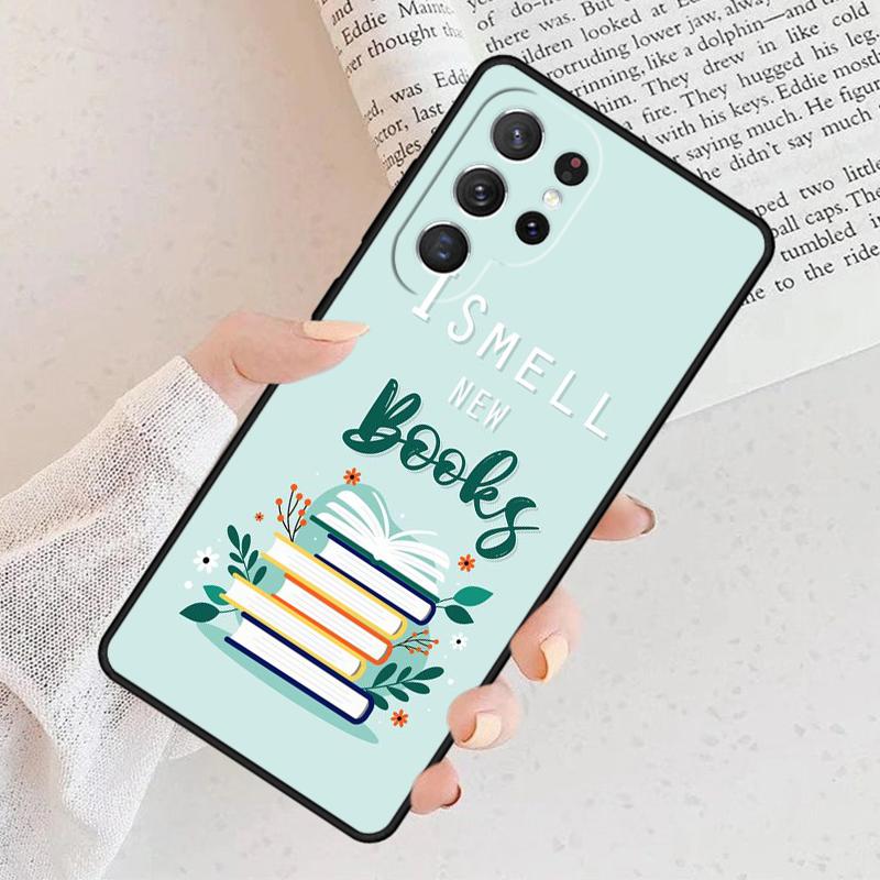 Read More Books Phone Case For Samsung Galaxy S25 S23 S30 S8 S21 S20 FE S24 S22 Note 10 20 S8 Plus Lite Ultra