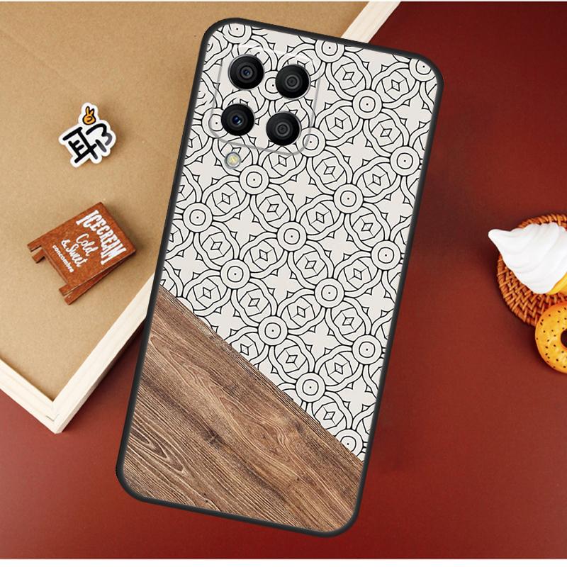 Boho Botanisches Blatt Kuh Kaktus Hülle Für Samsung Galaxy M16 M36 M56 M06 M52 M32 M12 M54 M34 M14 M35 M55 M15 M11 M31 M13 M53