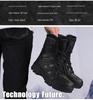 Men's Fleece-Lined Mid-Calf Snow Boots – Thick Sole for Winter Hiking