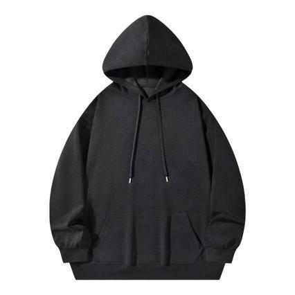 Men’s Hooded Jumper, Loose Fit, Dropped Shoulders, with Pockets, Fleece Fabric, Winter Workwear