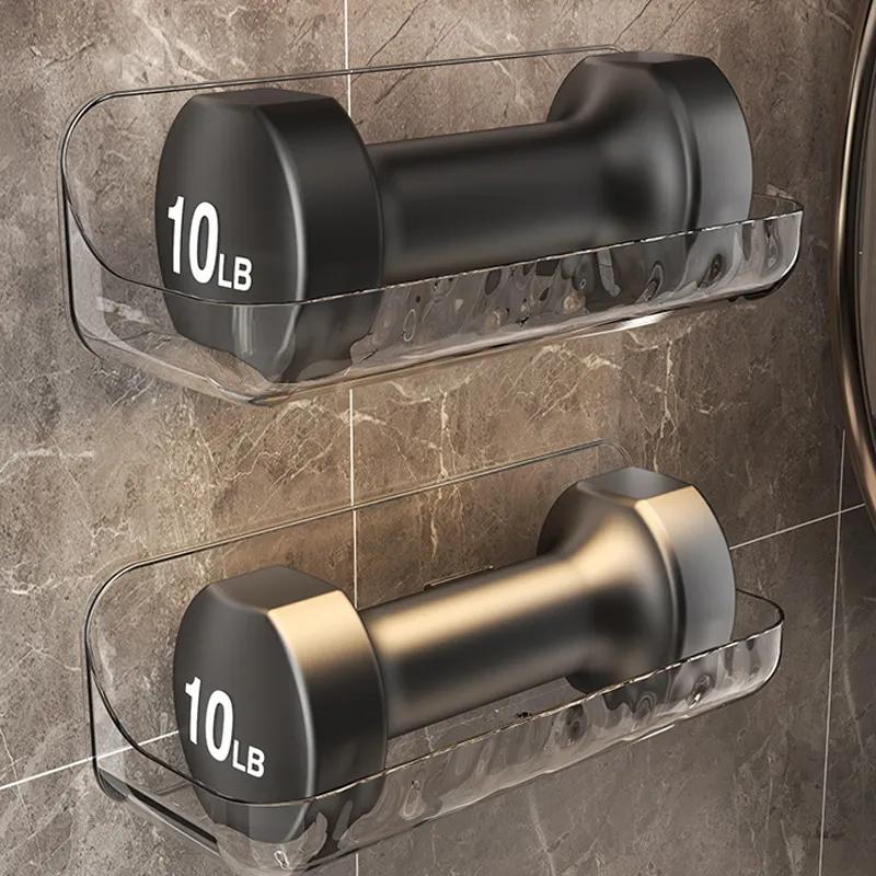 Acrylic Toilet Storage Rack Bathroom Non Perforated Wall Mounted Washbasin Cosmetic Storages Rack Household Bathroom Portable Storage Tool Ya397