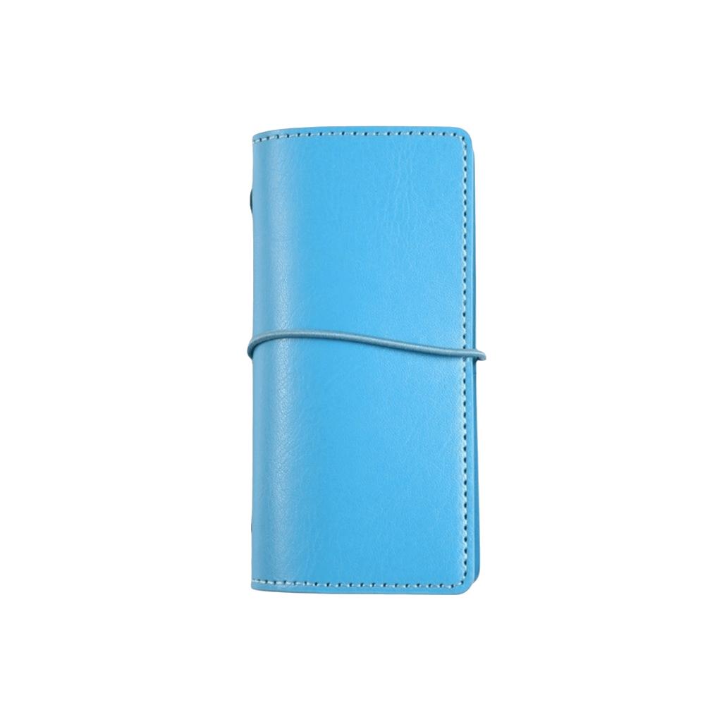 Portable Refillable Pocket Notebook PU Leather Notebook Soft Cover Metal Ring Binder Daily Notes