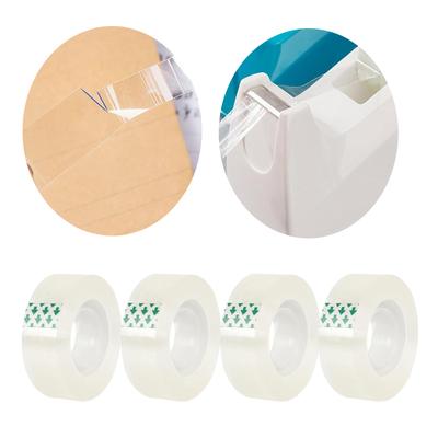 12 Rollen Transparentes Klebeband Nachfüllungen Geschenkpapierklebeband Klare Klebeband Nachfüllrollen zum Geschenkverpacken Heimschule Bürobedarf