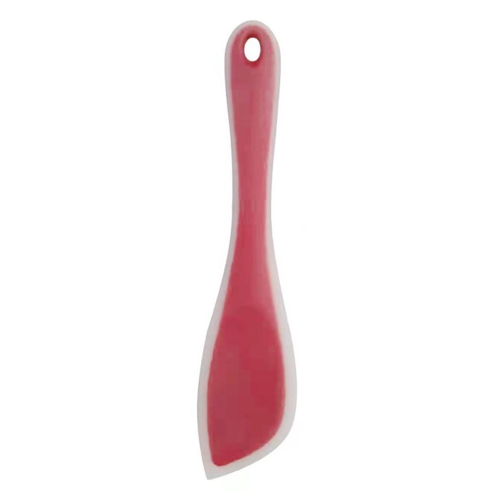 Food Grade Cream Butter Scraper Non Stick Cake Spatula Flexible Silicone Spatula Dough Handling красный/чистый