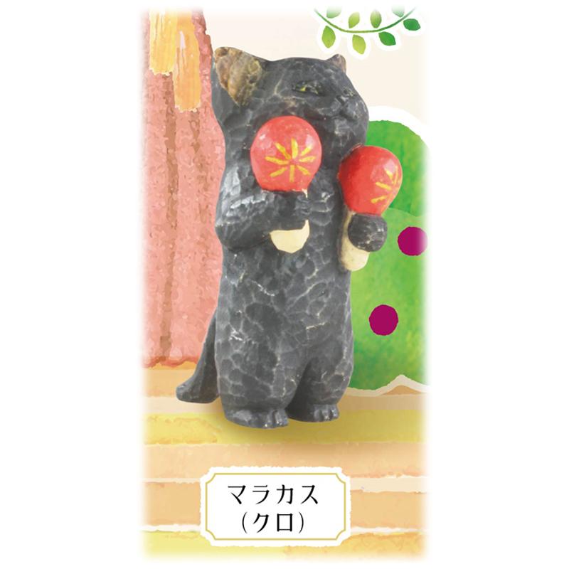

Flower Cat Concert Hall Adorable Musical Instruments Mini Cat Collectible Gachapon Action Figure Model Toys