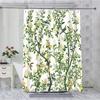 Floral and Bird Pattern Bathing Curtain  Bathroom Letters Shower Curtain Waterproof With 12 Hooks Fishes Home Deco Free Ship