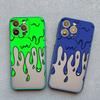 Funny Melted Ice Cream Pattern Phone Case for IPhone 16 15 Plus Pro Max 11 12 14 13 Pro Max Mini XR XS X SE2 Cute Cartoon Covers