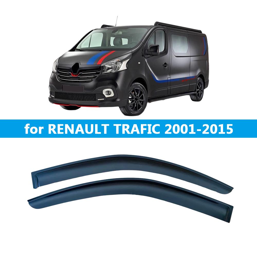 

Weather Shields for RENAULT TRAFIC 2001-2014: Side Window Deflectors, Thickened for Rain Protection