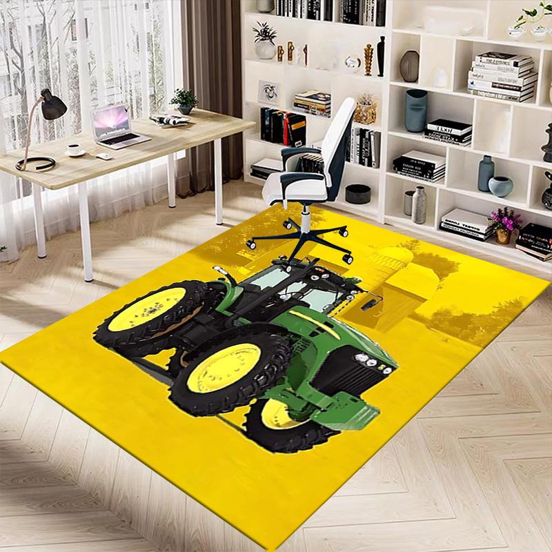 1PC tractor farm Anti-slip carpet, suitable for Office, bedroomand playrooms. It can also be used as a sofa footrest cover-W59