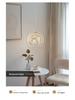 Nordic Crystal Bedside Pendant Lamp - Creative and Simple Lighting for Bedroom, Bar, Study, or Restaurant.