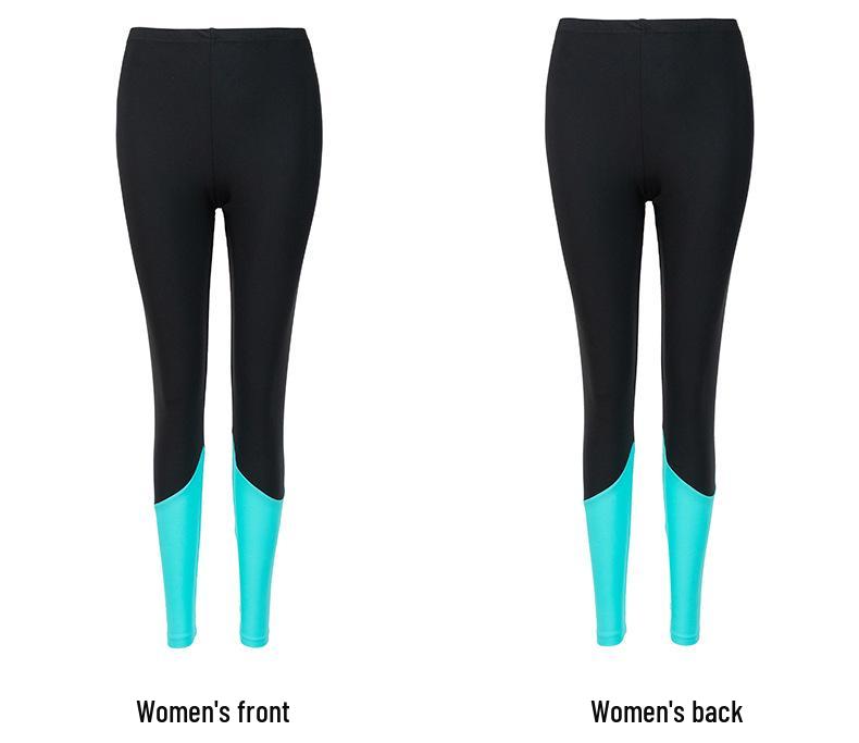 Muta da surf e snorkeling a due pezzi da donna con maniche lunghe, effetto medusa - Disponibile in taglie forti
