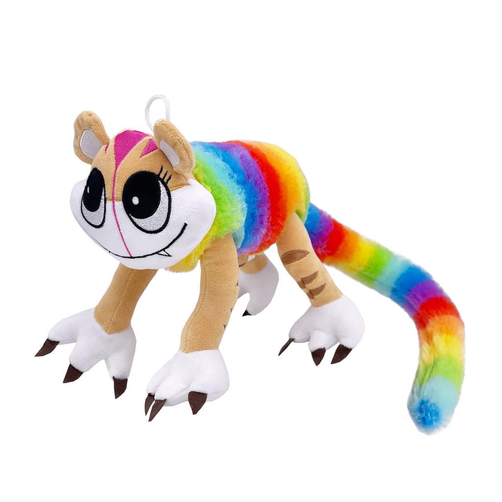 Erstaunlicher digitaler Zirkus Plüsch Buntes Löwenmonster Großer Löwe Plüschtier, Weiche Stofftierpuppe für Kinder Jungen Mädchen Weihnachtsgeschenk