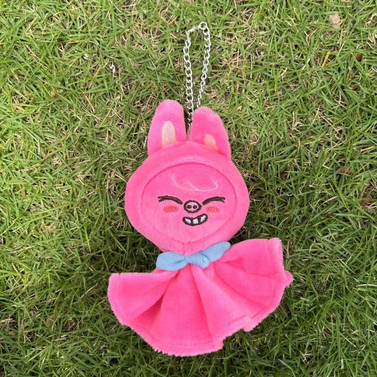 Cute Idol Plush Doll Keychain Soft Animal Stuffed Toy Bag Charm Fan Collection Souvenir Gift