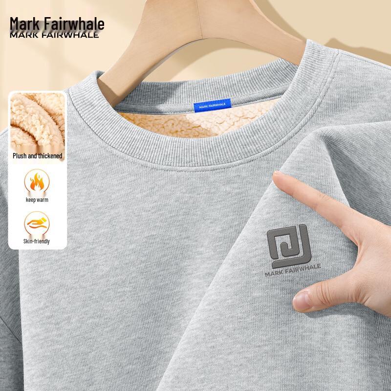 Mark Fairwhale Men's 2025 Lamb Wool Lined Winter Sweatshirt