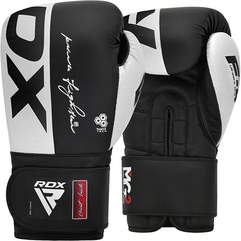RDX REX F4 Boxing Gloves Black/White 14oz
