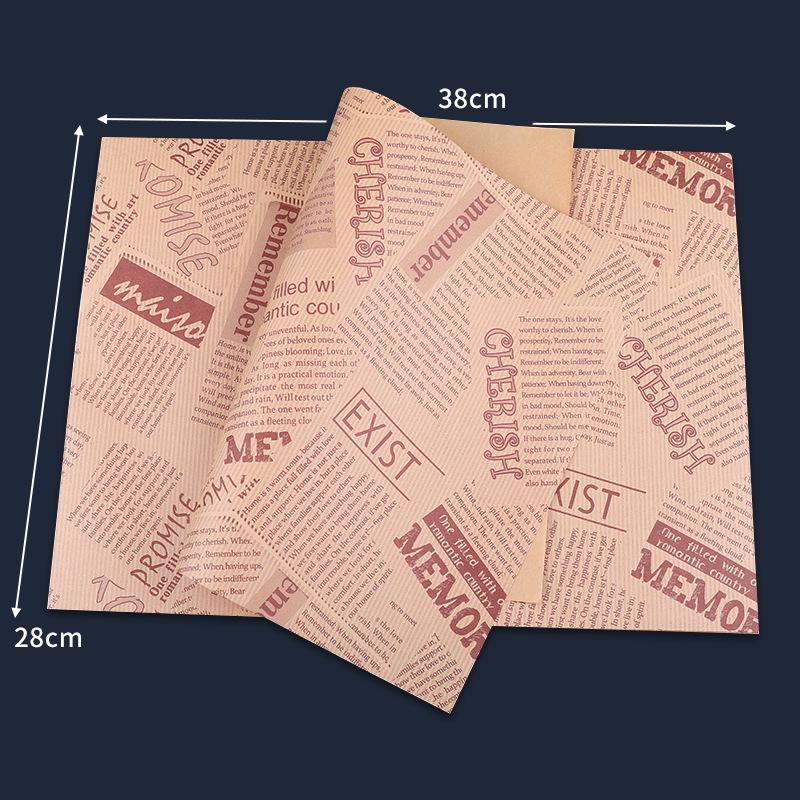 

Маслостойкий противень для хлеба и бумага для выпечки English Kraft Paper [100 sheets]