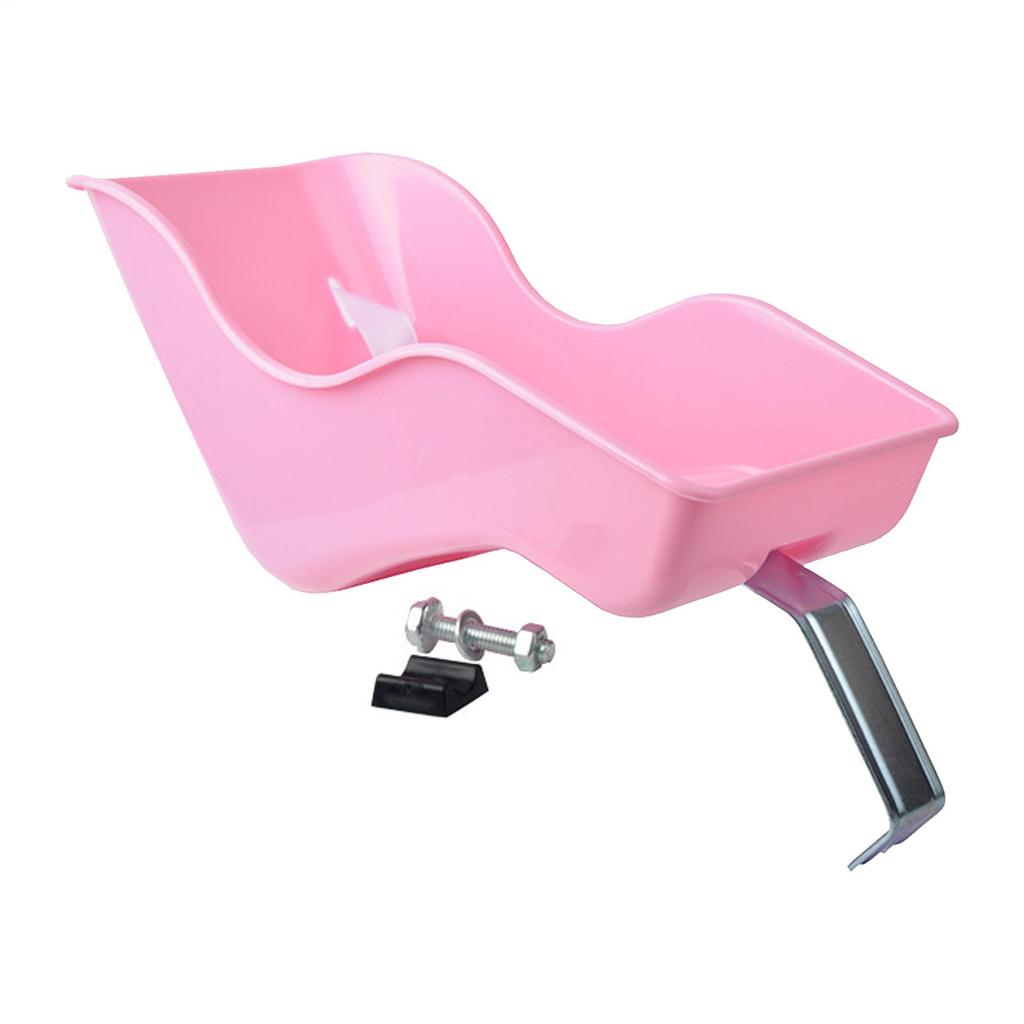 Doll Bicycle Seat Decoration Easy To Install Kids Gift For Most Bikes Doll Carrier Seat Pink Baby Doll Cycle Seat Attachment