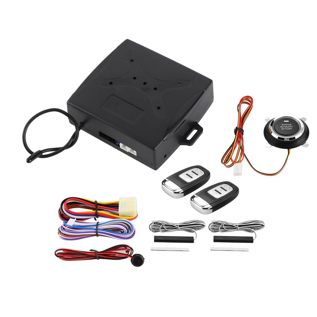 Universal Car Alarm System Engine Ignition Keyless Entry Push Button Remote Starter