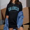 Women Oversized T Shirt Short Sleeve Street Fashion Los Angeles California USA Loose Breathable Hip Hop Streetwear Top