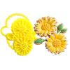 1 Stück Blume Keksform Kuchenform Fondantwerkzeug DIY Ton Simulation Dreidimensional Keksausstecher Backen