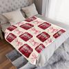 Dr Pepper Soda Can Pink Bow Flannel Throw Blanket Cute Coquette Beverage Print Soft Sofa Blanket