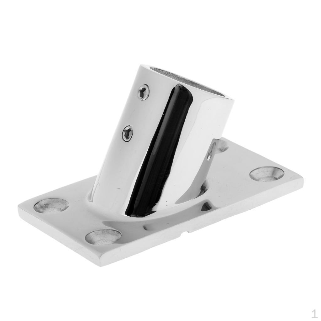 Marine Stainless Steel Boat Deck Handrail Rectangle 25mm