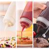 Plastic Condiment Squeeze Bottles Ketchup Mustard Salad BBQ Olive Oil Dispenser Seasoning Sauces Bottles Kitchen Tools 240/480ml