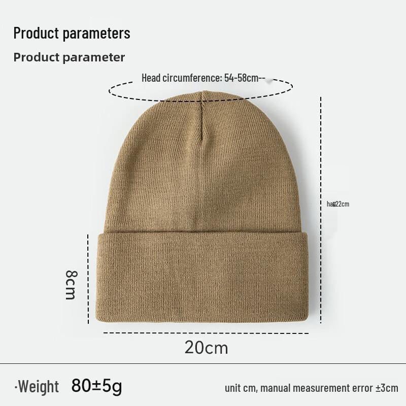 Oversized Winter Warm Knitted Beanie
