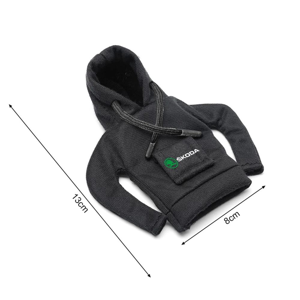 Skoda Car Gear Shift Knob Hoodie Cover, Funny Sweatshirt Gear Shifter Knob Hoodie, For Octavia 3 Fabia Superb Rapid Accessories