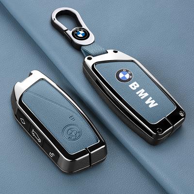 Leren Sleuteletui Cover voor X1 U11 X7 G07 XM G09 i7 7 Serie G70 LCI iX I20 U06 G81 M3 2023 Beschermer Sleutelhanger Accessoire