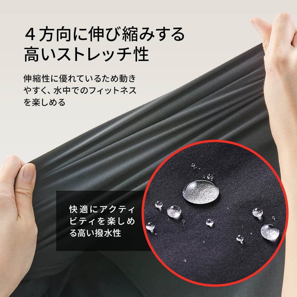 Fitness Swimsuit Airpa Black L [Speed] Women's