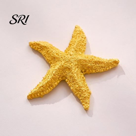 Party Decoration Supplies Starfish Figurine Resin Aquarium Realistic Artificial Waterproof Ornaments Ornament for Fish Tank Home Nautical Decor