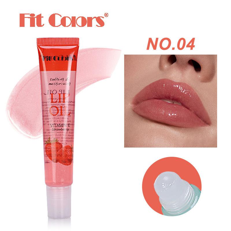 

Масло для губ Fruit Roll Pearl Lip Oil Увлажняет Увлажняющий жемчужный водостойкий прозрачный водный блеск для губ Glaze 04#