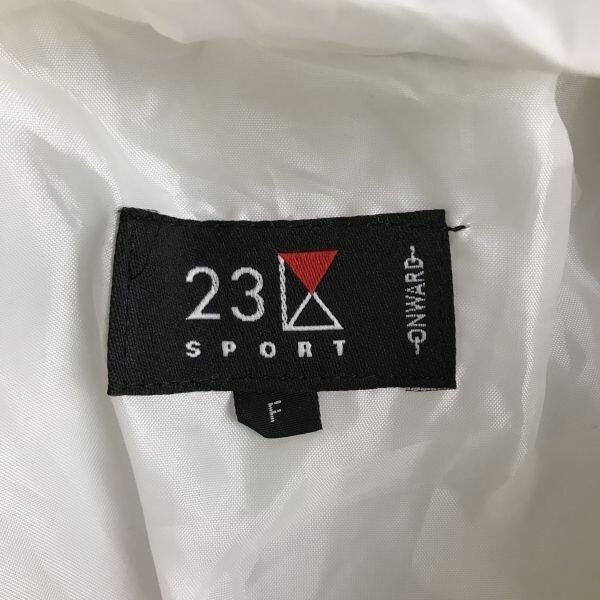 USED/Made in Japan 23KU SPORT Bench Coat Winter Jacket F Women White Padded Outerwear