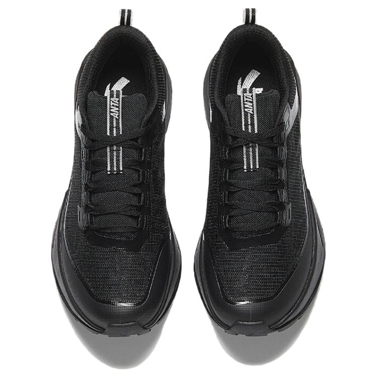 Anta Comfortable Versatile Non-Slip Wear-Resistant Low-Top Casual Shoes Men Sneaker Black 112528869-2