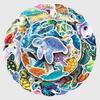 50 Sea Turtle Marine Life Cartoon Animal Waterproof Stickers for Notebook and Thermos Cup Decoration