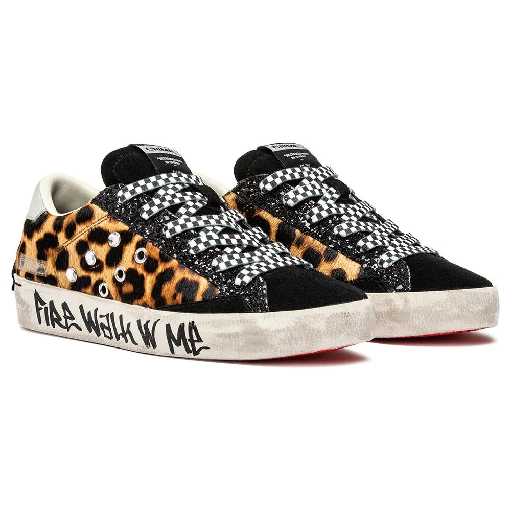 Crime London Distressed Sneakers